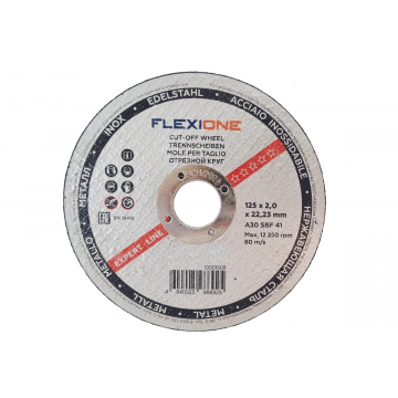 Отрезной круг по металлу/нержавейке тип 41 Expert 125x2х22.23 мм Flexione
