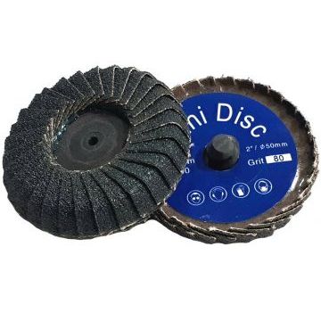 Круг лепестковый торцевой для труднодоступных мест QCD d50, зерно P80