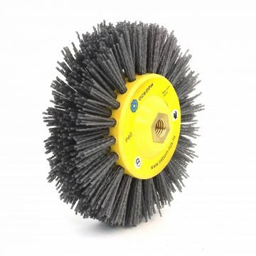 Щетка дисковая Д150*40*M14, ворс полимер абразив P60