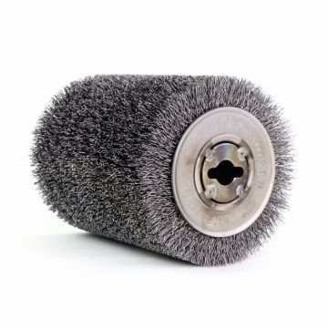 Щетка P-04400 для Makita 9741, Д100*120*12,7+2 отв, ворс гофр сталь 0,30