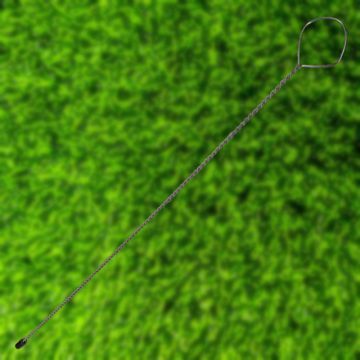 Удлинитель 1000мм жесткий стальной с кольцом, посадка 1/2" резьба BSW